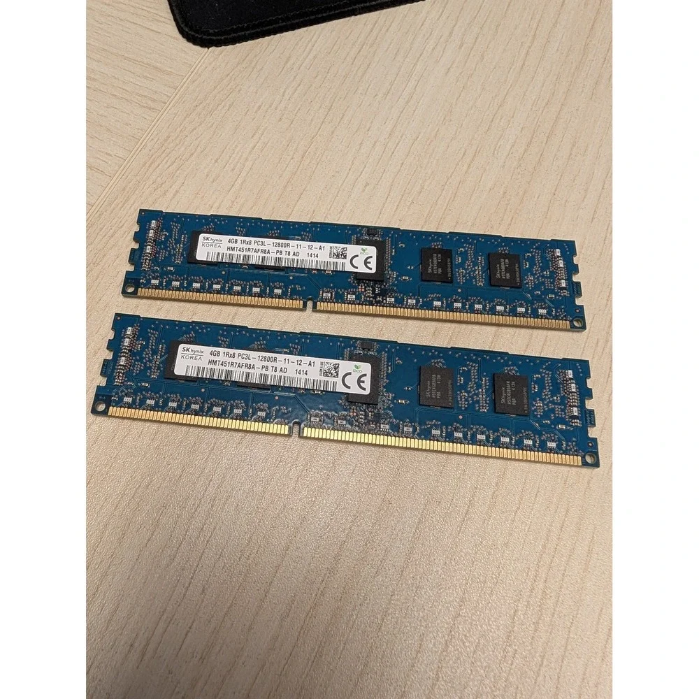 SK Hynix 8GB Kit (2x4GB) PC3L-12800R DDR3L 1600MHz ECC Registered Server RAM